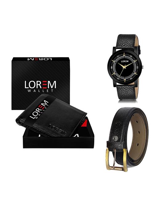 belt, wallet & watch gift combo - 19364799 - Very Small Image - 1
