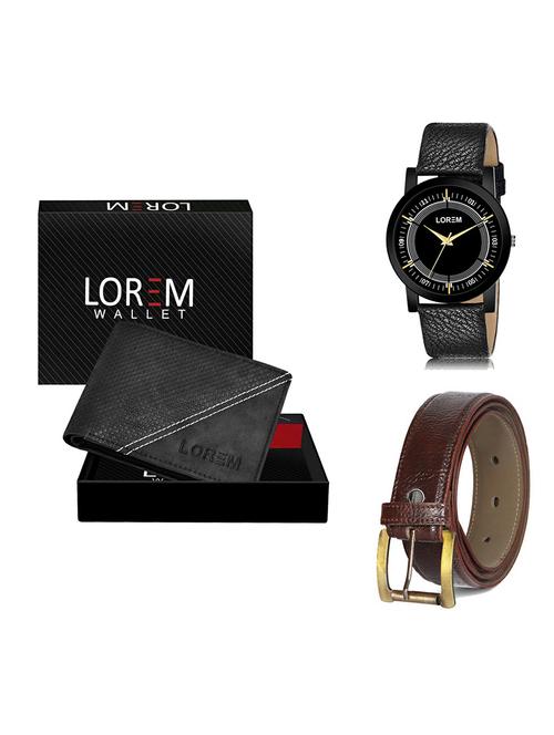 belt, wallet & watch gift combo - 19364860 - Very Small Image - 1