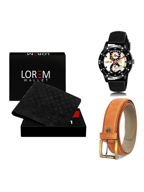belt, wallet & watch gift combo - 19365681 - Very Small Image - 1