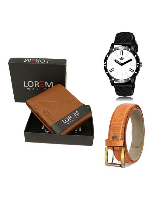 belt, wallet & watch gift combo - 19365705 - Very Small Image - 1