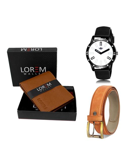 belt, wallet & watch gift combo - 19365708 - Very Small Image - 1