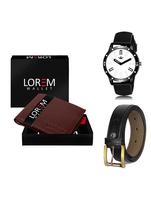 belt, wallet & watch gift combo - 19365742 - Very Small Image - 1