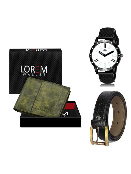 belt, wallet & watch gift combo - 19365754 - Very Small Image - 1