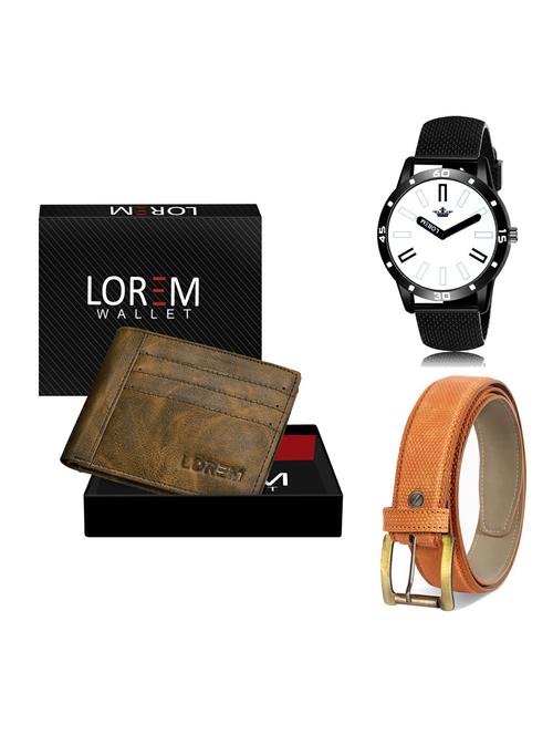 belt, wallet & watch gift combo - 19365756 - Very Small Image - 1