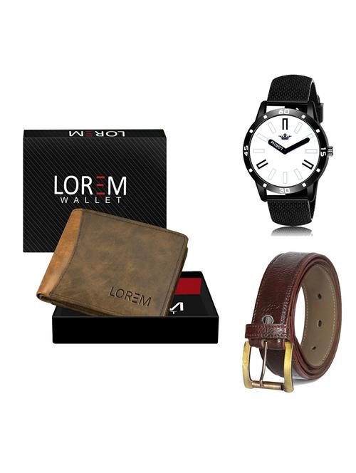 belt, wallet & watch gift combo - 19365779 - Very Small Image - 1