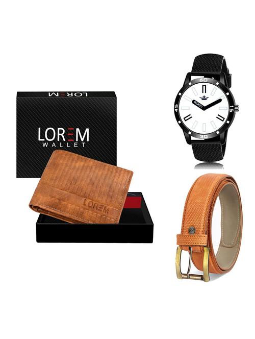 belt, wallet & watch gift combo - 19365786 - Very Small Image - 1