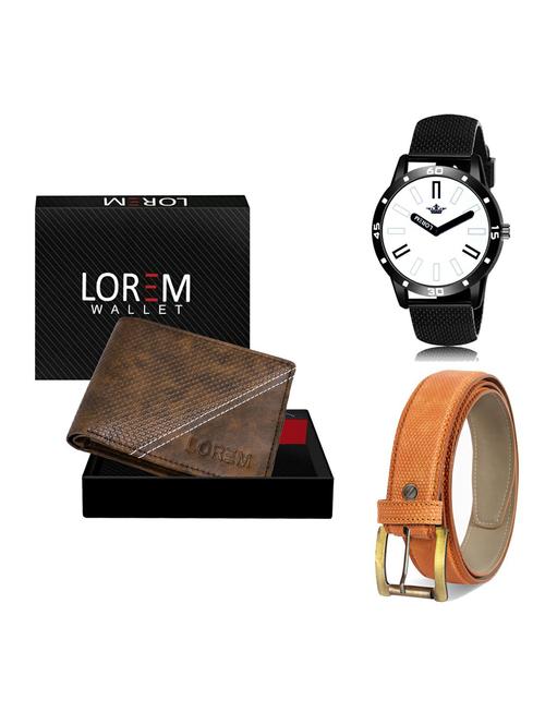 belt, wallet & watch gift combo - 19365795 - Very Small Image - 1