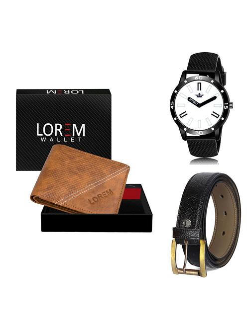 belt, wallet & watch gift combo - 19365799 - Very Small Image - 1