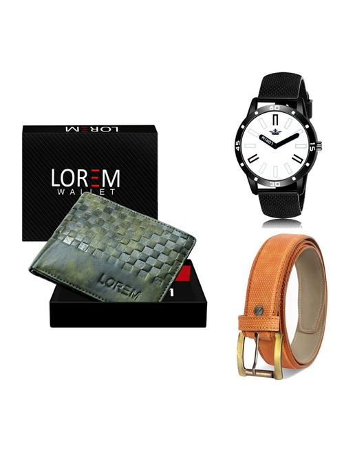 belt, wallet & watch gift combo - 19365813 - Very Small Image - 1
