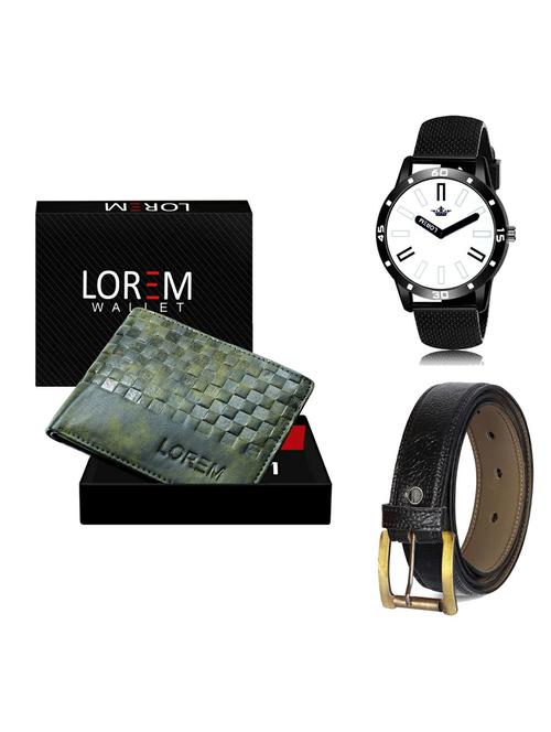 belt, wallet & watch gift combo - 19365814 - Very Small Image - 1