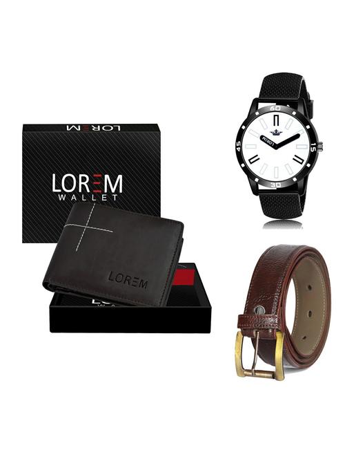 belt, wallet & watch gift combo - 19365824 - Very Small Image - 1