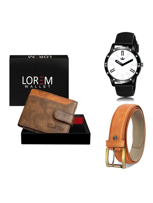 belt, wallet & watch gift combo - 19365831 - Very Small Image - 1