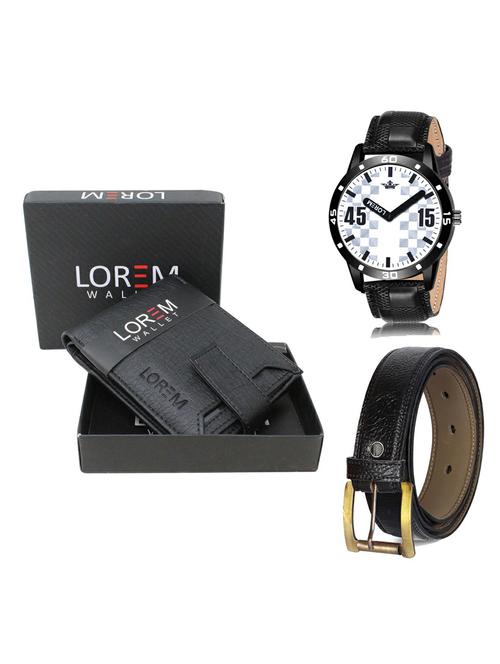 belt, wallet & watch gift combo - 19365859 - Very Small Image - 1