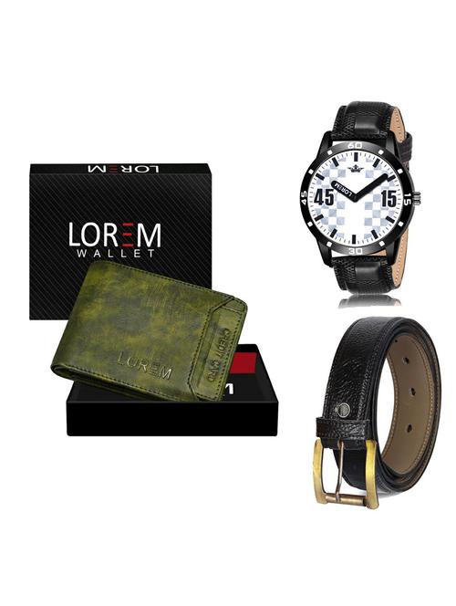 belt, wallet & watch gift combo - 19365916 - Very Small Image - 1