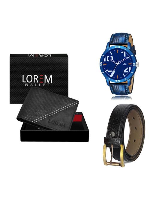 belt, wallet & watch gift combo - 19366075 - Very Small Image - 1
