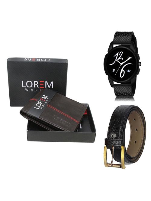belt, wallet & watch gift combo - 19366261 - Very Small Image - 1