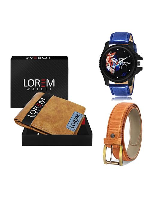 belt, wallet & watch gift combo - 19366949 - Very Small Image - 1