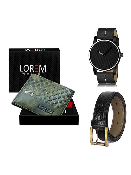 belt, wallet & watch gift combo - 19367166 - Very Small Image - 1