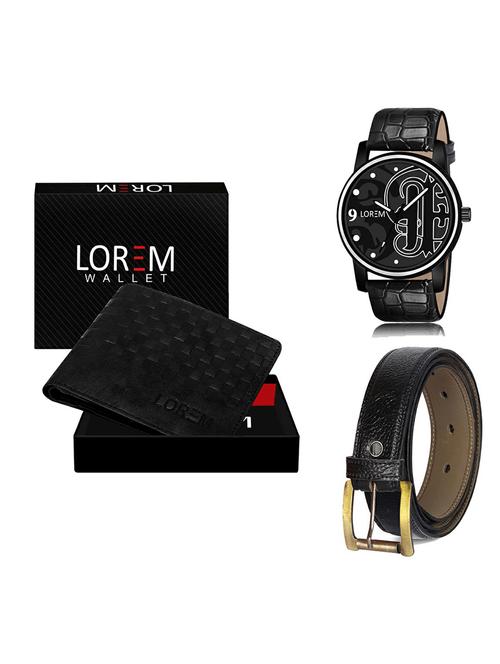 belt, wallet & watch gift combo - 19367574 - Very Small Image - 1