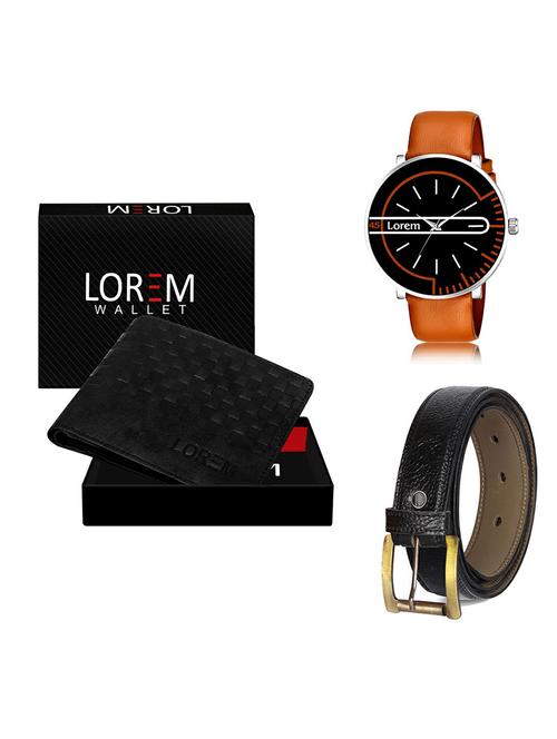 belt, wallet & watch gift combo - 19367709 - Very Small Image - 1
