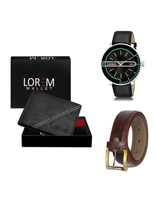 belt, wallet & watch gift combo - 19367833 - Very Small Image - 1