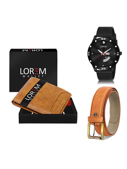 belt, wallet & watch gift combo - 19367879 - Very Small Image - 1