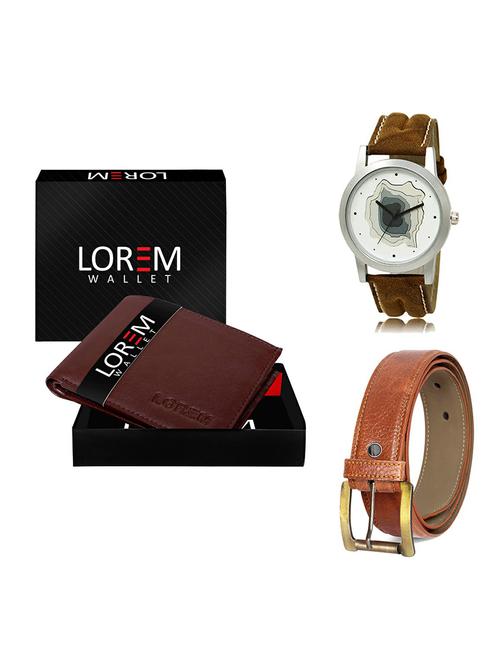 belt, wallet & watch gift combo - 19368509 - Very Small Image - 1