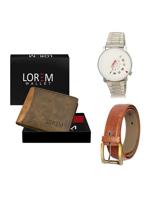belt, wallet & watch gift combo - 19368791 - Very Small Image - 1
