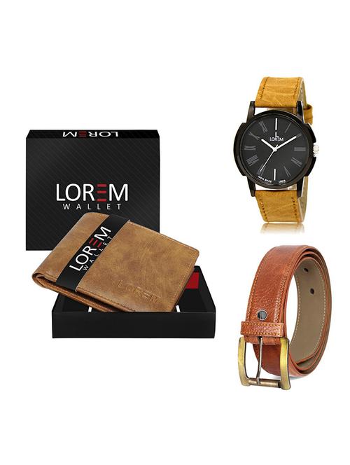 belt, wallet & watch gift combo - 19369408 - Very Small Image - 1