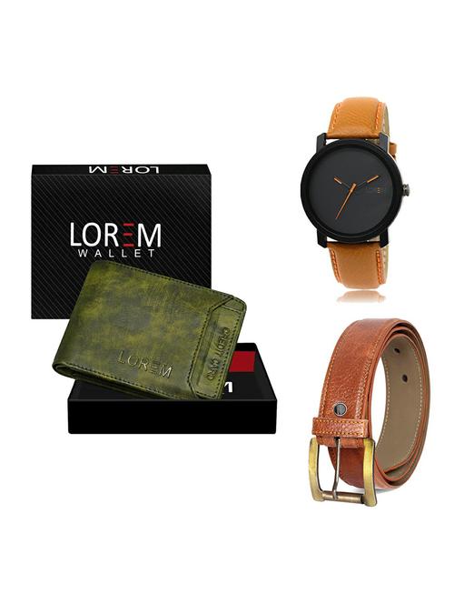 belt, wallet & watch gift combo - 19369467 - Very Small Image - 1