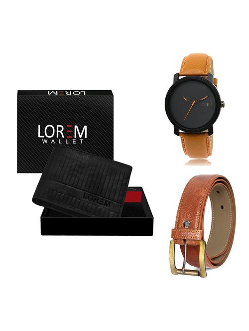 belt, wallet & watch gift combo - 19369471 - Very Small Image - 1