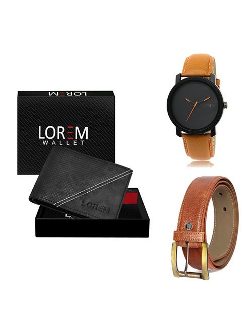 belt, wallet & watch gift combo - 19369475 - Very Small Image - 1