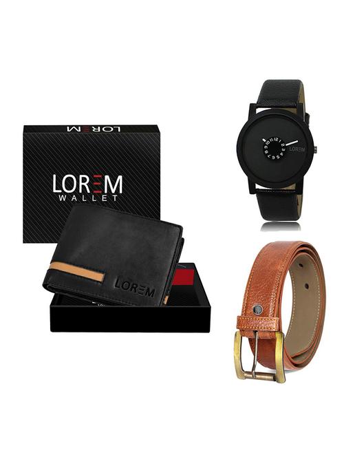belt, wallet & watch gift combo - 19369707 - Very Small Image - 1
