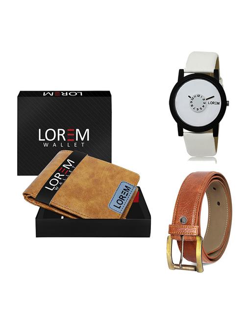 belt, wallet & watch gift combo - 19369721 - Very Small Image - 1