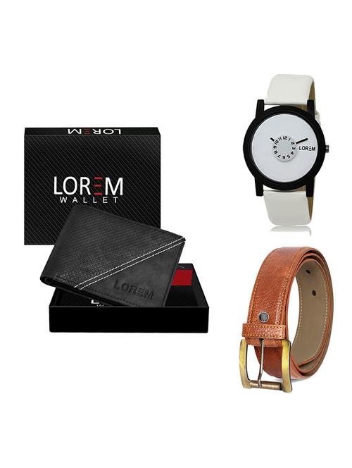belt, wallet & watch gift combo - 19369745 - Very Small Image - 1