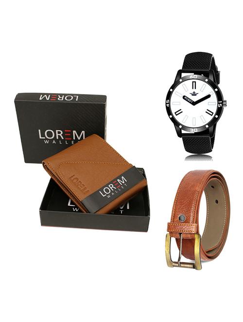 belt, wallet & watch gift combo - 19370477 - Very Small Image - 1