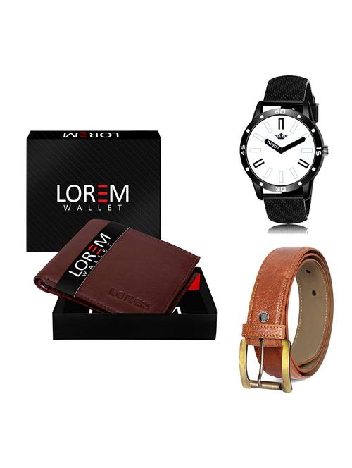 belt, wallet & watch gift combo - 19370489 - Very Small Image - 1