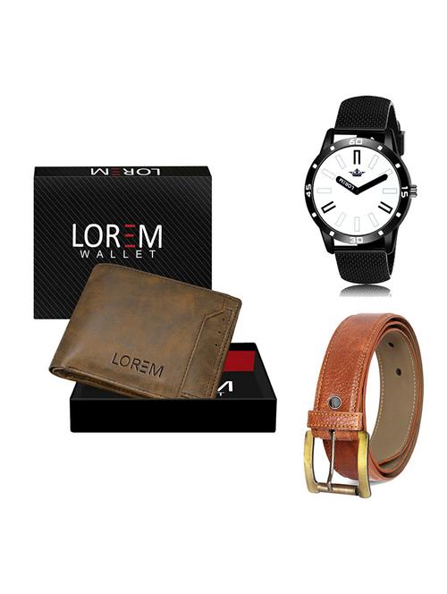 belt, wallet & watch gift combo - 19370499 - Very Small Image - 1