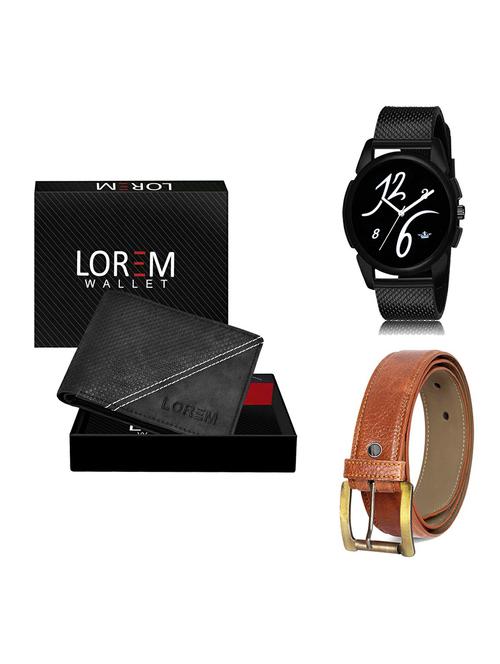 belt, wallet & watch gift combo - 19370690 - Very Small Image - 1