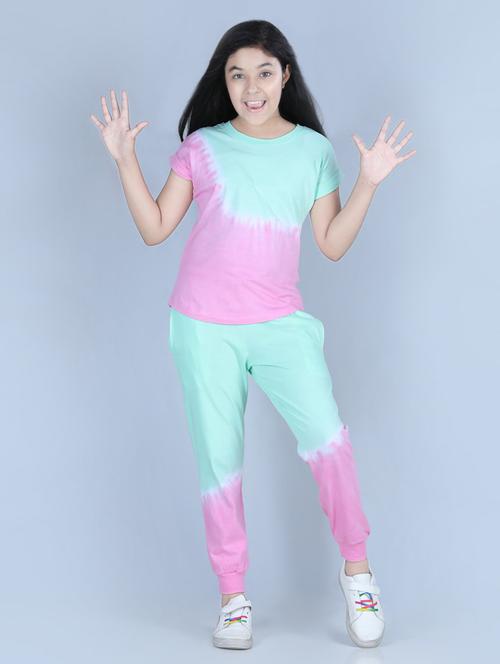 multi colored cotton full length twin sets - 19370978 - Very Small Image - 1