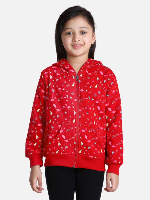 red cotton regular jackets - 19371120 - Very Small Image - 1
