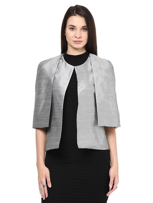 cape sleeve solid regular shrug - 19371149 - Very Small Image - 1