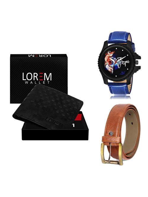 belt, wallet & watch gift combo - 19372375 - Very Small Image - 1