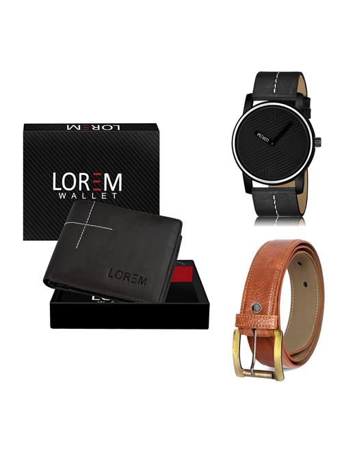 belt, wallet & watch gift combo - 19372422 - Very Small Image - 1