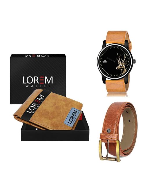 belt, wallet & watch gift combo - 19372482 - Very Small Image - 1