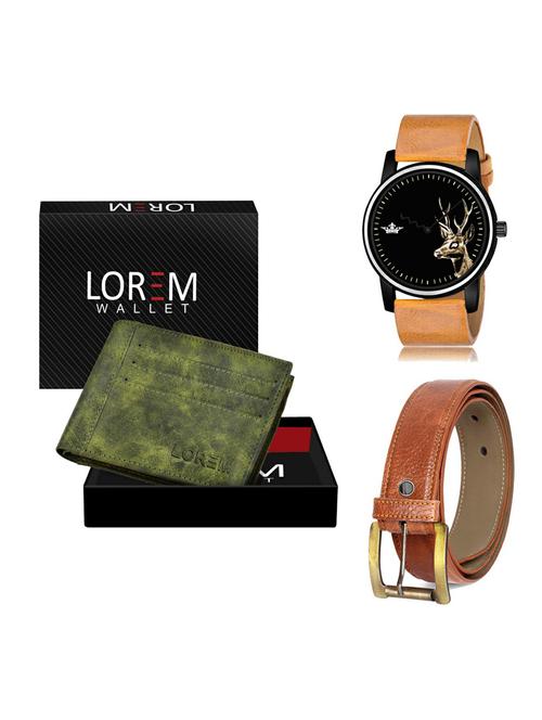 belt, wallet & watch gift combo - 19372488 - Very Small Image - 1