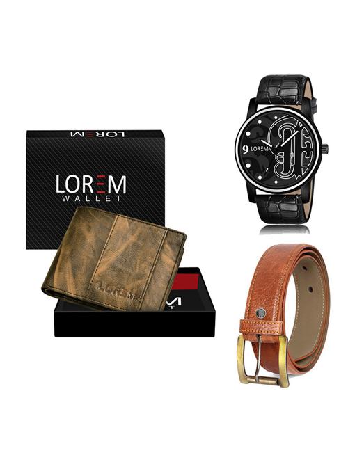 belt, wallet & watch gift combo - 19372536 - Very Small Image - 1