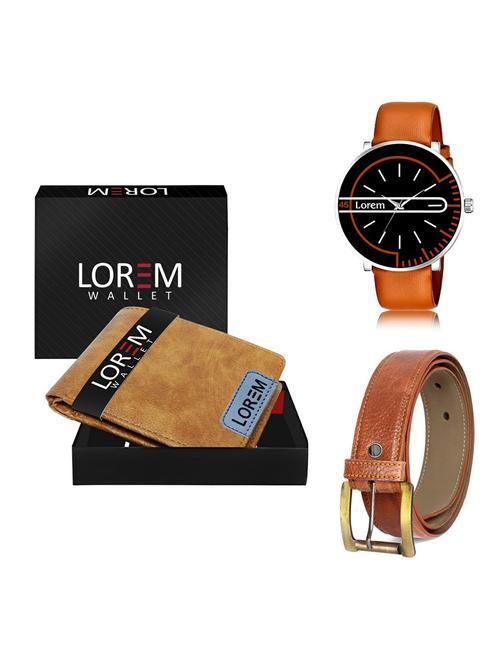 belt, wallet & watch gift combo - 19372572 - Very Small Image - 1