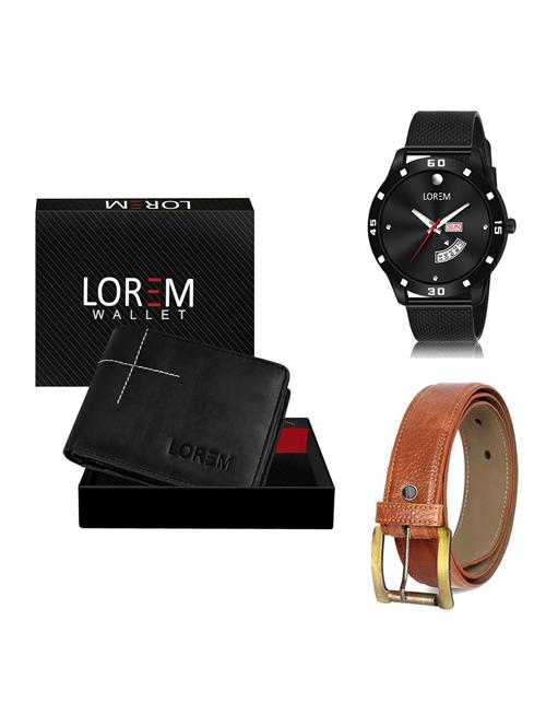 belt, wallet & watch gift combo - 19372691 - Very Small Image - 1