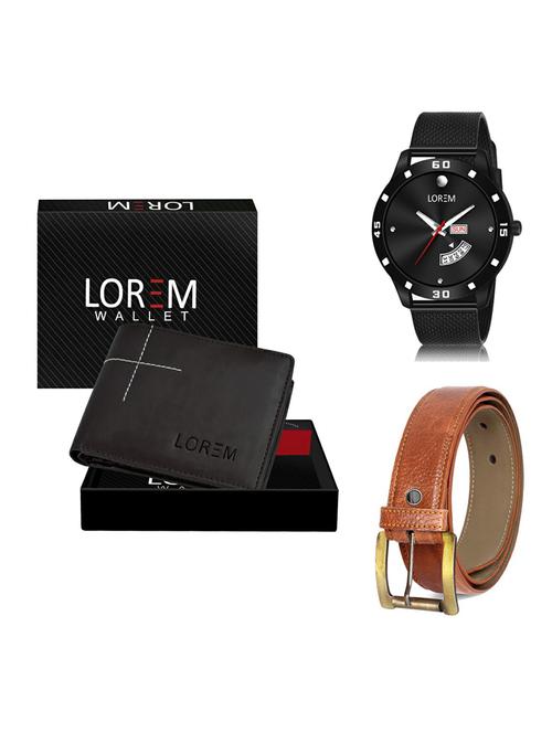 belt, wallet & watch gift combo - 19372692 - Very Small Image - 1